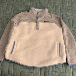 Vineyard vines women’s shep shirt white/grey